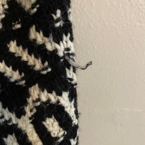 Ann Taylor Chunky Wool Blend Sweater with Asymmetrical Zipper. - Picture 7 of 9